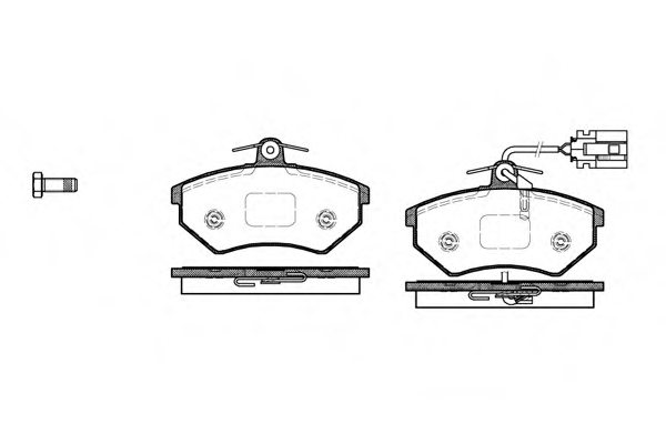 ROADHOUSE 2134.82 Brake Pad Set, disc brake